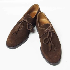 【ベルルッティ/Berluti】タッセル レースアップ ローファー 5 1/2 ブラウン