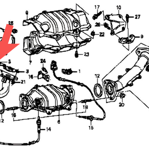 新品 純正品 HONDA ホンダ エキマニガスケット 3枚セット ビート BEAT E-PP1の画像3