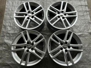 美品/トヨタ 200系 クラウン純正/18×8j+45/5穴PCD114.3/4本セット ガリ傷無し アスリート 後期