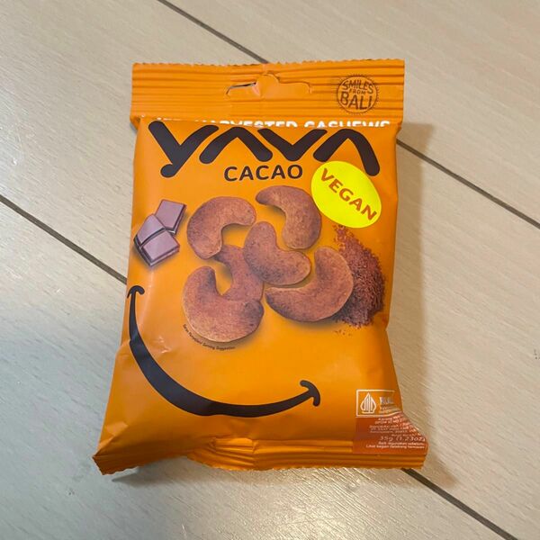 美味しい！ヴィーガン VEGAN YAVAカカオ cacao 35ｇカシューナッツ ローカロリー 限定品 おやつ お菓子