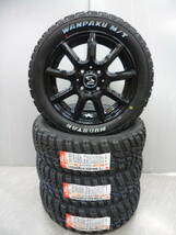 新品4本セット★ストラテジーNW＆マッドスターM/T★155/65R14★軽バン・軽トラ★新品タイヤホイールセット★G_画像1