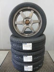 新品・J-TECH S6★ガンメタ★グッドイヤー165/55R15セット★アルト・ラパン・コペン・ミラ・ムーブ・タント・N-BOX・N-ONE★軽自動車に★G