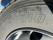 【新車外しタイヤ＆ホイール】295/70R22.5　151/148J　ブリヂストン　オールシーズンタイヤ　M810　2019年製　3本セット_画像5