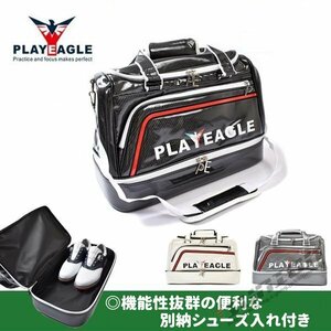 ゴルフバッグ 二段 ゴルフ用バッグ ボストンバッグ トートバッグ スポーツ シューズ収納付き 防水