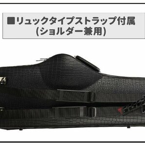 テナーサックス用ケース テナー 楽器 管楽器 TENOR SAX CASE セミハードケース ケース クッション付き 3WAY リの画像9