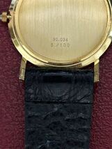 LOYAL Quartz K18YG 腕時計 金製品 LOYAL GOLD スイス時計 高級 定価60万 金時計 平和堂 保証書付き_画像6