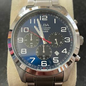 美品 : SEIKO ALBA クロノグラフ VD63-X269