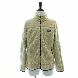 L.L.Bean エルエルビーン マウンテン パイルフリース ジャケット メンズ LG-REG Natural フルジップ アウトドア ファッション 中古