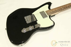 [良品] Squier by Fender FSR Paranormal Offset Telecaster SH Laurel Fingerboard Mint Pickguard Black ハイブリッドなギター [NK018]