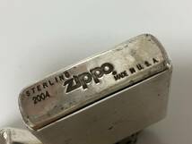 zippo 2004年製 スターリングシルバー 春山作 虎【純銀 手彫】中古品_画像7