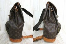 LOUIS VUITTON/ルイヴィトン：モノグラム モンスリGM リュックサック M51135 バックパック 中古/USED/正規品/LV_画像3