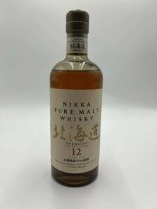 【未開封】　NIKKA PURE MALT WHISKY HOKKAIDO北海道 ニッカ ウイスキー ピュアモルト 長期熟成モルト原酒 750ml #Earth03