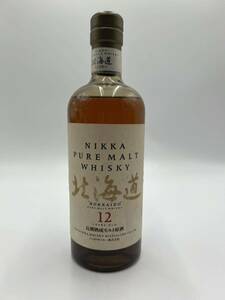 【未開封】　NIKKA PURE MALT WHISKY HOKKAIDO北海道 ニッカ ウイスキー ピュアモルト 長期熟成モルト原酒 750ml #Earth18