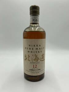 【未開封】　NIKKA PURE MALT WHISKY HOKKAIDO北海道 ニッカ ウイスキー ピュアモルト 長期熟成モルト原酒 750ml #Earth19