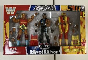 WWE Mattel Elite Hulk Hogan ハルク・ホーガン マテル プロレスフィギュア 3個パック WWF WCW NWO 新品未開封