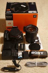 SONY α55 + SIGMA 28-105mm1:2.8-4　中古品セット