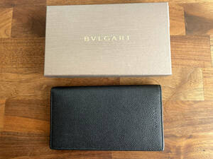 BVLGARI ブルガリ 二つ折り長財布 ロングウォレット クラシコ BLK (ブラック)