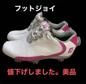 値下げしましたFootJoy(フットジョイ）フットジョイ FootJoy レディース ゴルフダイヤル式スパイ　美品