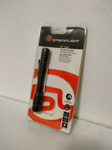 ストリームライト　STREAMLIGHT PT 2AA　LED　ハンディライト　ミリタリー　アウトドア　懐中電灯　点灯確認　中古　/ 送料520円