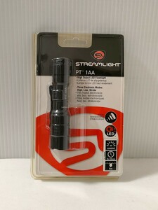 ストリームライト　STREAMLIGHT PT 1AA　LED　ハンディライト　ミリタリー　アウトドア　懐中電灯　点灯確認　中古　/ 送料520円