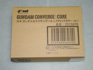 新品即決！GUNDAM CONVERGE Hi-νガンダム＆ナイチンゲール（メタリックカラーver.）◎輸送箱未開封 伝票跡なし ガンダムコンバージ