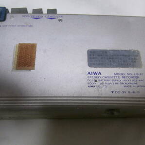 AIWA ステレオカセットレコーダー HS-F1 ポータブルカセット TAPE テープレコーダー ウォークマン カセットプレーヤー アイワ の画像2