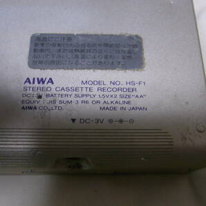 AIWA ステレオカセットレコーダー HS-F1 ポータブルカセット TAPE テープレコーダー ウォークマン カセットプレーヤー アイワ の画像3