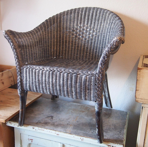 希少 フランス ヴィンテージ 籐 椅子 チェアー 店舗什器 シャビー 小物 古道具 家具 ソファーガーデニング 棚 シェルフ ディスプレイ