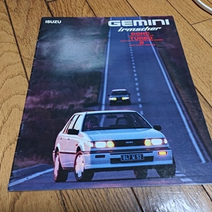 1989年2月発行 いすゞ ジェミニ イルムシャーのカタログの画像1