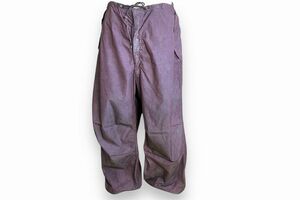  after dyeing gdo style!!70s Vintage US military ARMY Army M-65 snow duck over pants S-R purple series America the US armed forces cargo pants nr24589