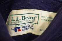 グッドレギュラーUSA製ビンテージL.L.BeanエルエルビーンRUSSELLラッセル長袖タートルネックスウェットMアメカジアウトドアh23628_画像6