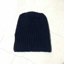 《MADE IN USA》新品 COLUMBIA KNIT コロンビアニット コットン ニットキャップ ビーニー ネイビー 紺 ヴィンテージ アメリカ製 管理番号02_画像1