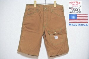 ■新品タグ付！POINTER【ポインター】ショートパンツ！MADE IN U.S.A.(米国製)ブラウンダック