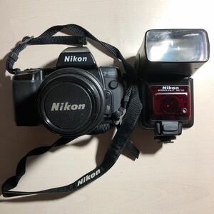 Nikon F-801 Nikon SB-24 スピードライト ジャンク品　ケース、説明書付き　送料込