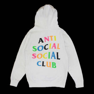 USA製 ANTI SOCIAL SOCIAL CLUB アンチソーシャルソーシャルクラブ パーカー スウェット ホワイト S