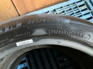 ミシュラン プライマシー４ 225/45R17 製造年数18.19年 残溝約5.0 5.1㎜ 2本セット