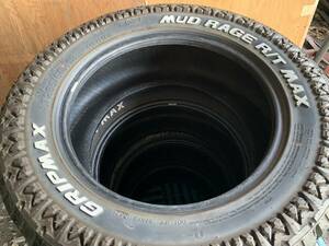 引き取り可能 GRIP MAX MUD RAGE R/T 265/60R18 製造年数21年 残溝約5.4～6.2㎜ 4本セット 