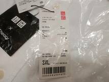 UNIQLO ユニクロ Theory セオリー ドライカノコ フルオープンポロ ポロシャツ 半袖 ホワイト タグ付き 表記サイズ：３XL_画像2