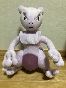 めちゃでかミュウツー　ぬいぐるみ　ミュウツーの逆襲EVOLUTION タグ付き　約34cm