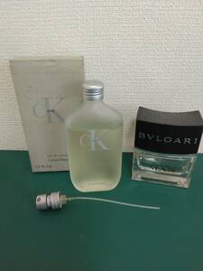 香水　BVLGARI　ブルガリ　MAN　Calvin　Klein　カルバンクライン　ｏｎｅ　まとめ　2点★885