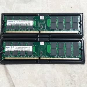 新品未使用 サムスン SAMSUNG DDR2-800MHz 4GBx2 計8GBメモリ　2R×4 PC2-6400U 240PIN 片面16チップ(両面32チップ) AMD用 送料無料