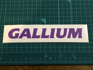 ステッカー GALLIUM(ガリウム) 高性能ワックス 同時複数枚落札可