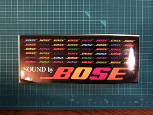 超珍品ステッカー　スピーカーのBOSE　マニアの方いかがでしょうか　大事なものに貼ってみては(^^)