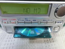 ●　音出し確認済 aiwa アイワ CD MD カセット CSD-MD10 ステレオラジオカセット　●_画像6