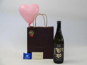 Mother's Day manner boat set shochu set ( Inoue sake structure first generation 100 . wheat shochu 25° 720ml( Ooita prefecture )) message card Heart manner boat Mini chocolate attaching 