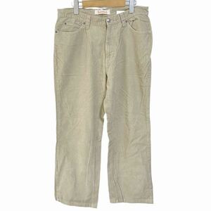 TIMBERLAND Timberland corduroy pants small . beige American Casual Work old clothes W34 L32