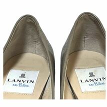 LANVIN(ランバン) エナメルパンプス ラウンドトゥ グレー 24cm_画像7