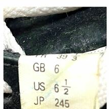 【97製年】adidas(アディダス) スーパースター スエード ブラック ヴィンテージ 24.5cm_画像8