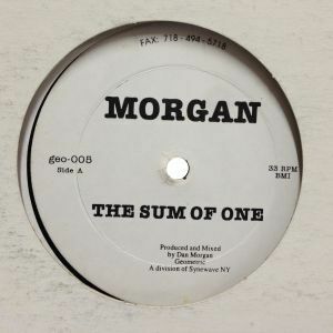 12inchレコード MORGAN / THE SUM OF ONE