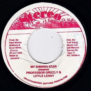 EPレコード　PROFESSOR GRIZZLY & LITTLE LENNY / MY SHINING STAR (DUCK)